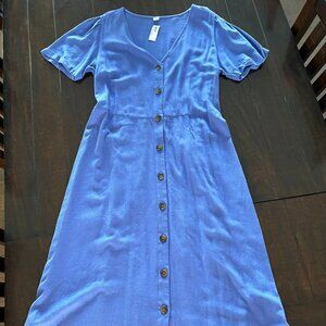 NWT Periwinkle Midi Dress Sz XL from Old Navy